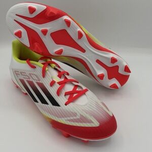 Adidas Unisex Soccer shoes F50 Club Firm/Multi-Ground Boots IE1243 White Sz 11.5
